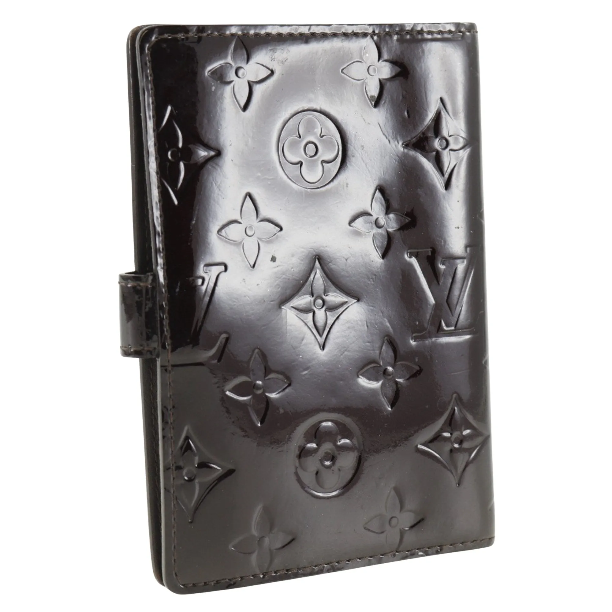 Louis Vuitton Agenda Mm  Patent Leather Wallet  ()