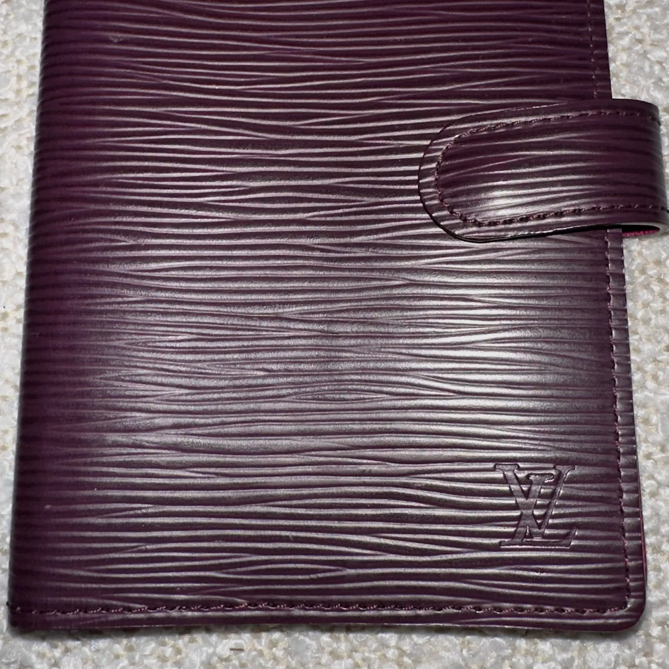 Louis Vuitton Epi Leather Agenda in Cassis