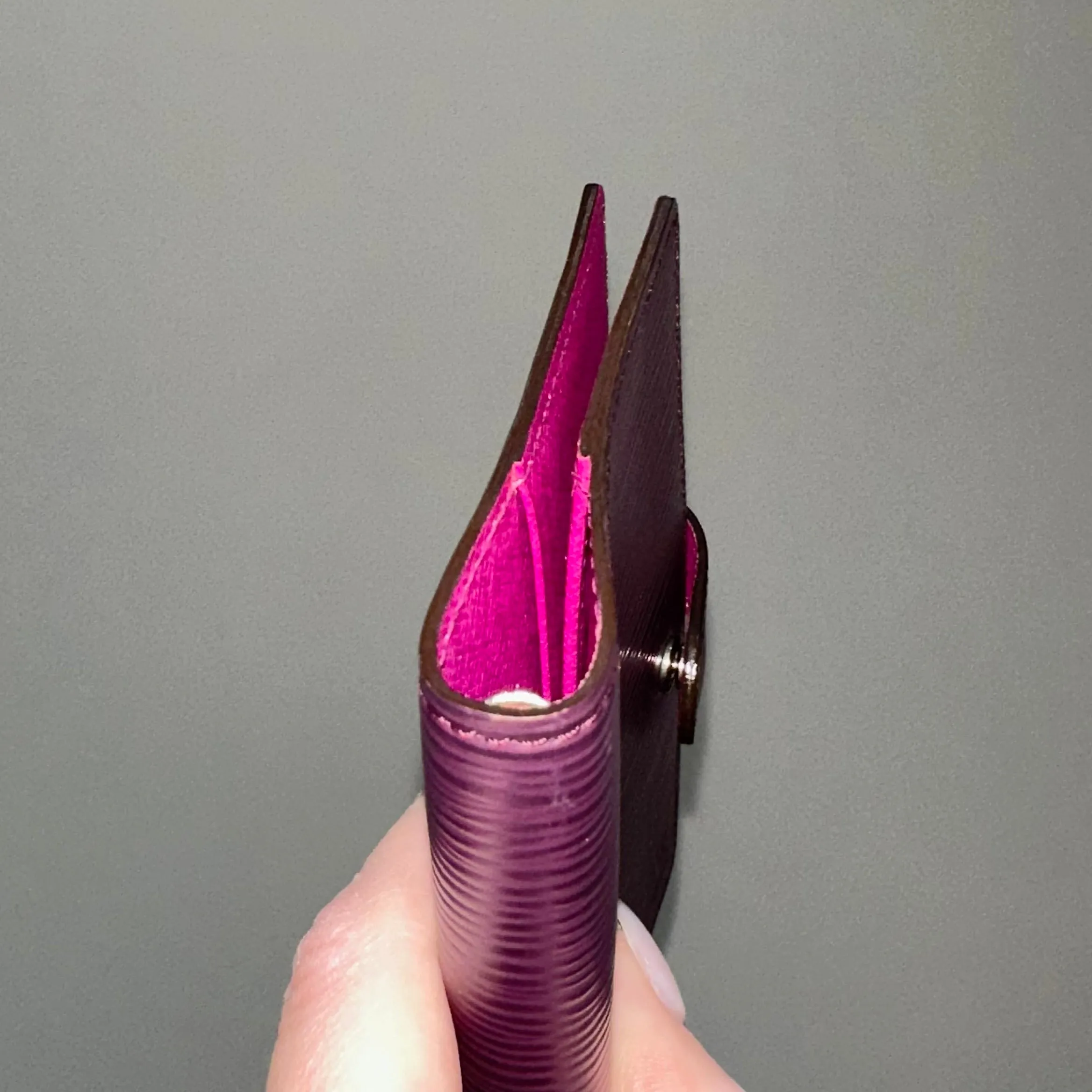 Louis Vuitton Epi Leather Agenda in Cassis
