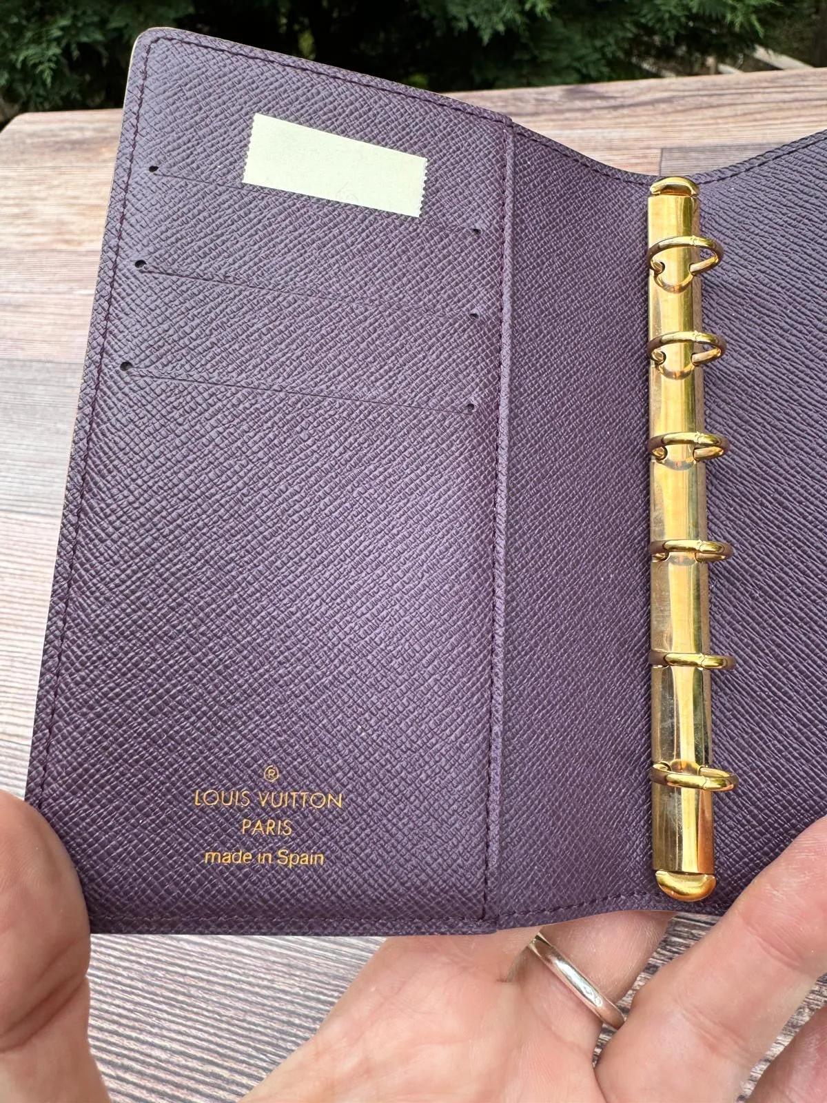 LOUIS VUITTON EPI LEATHER AGENDA ORGANIZER