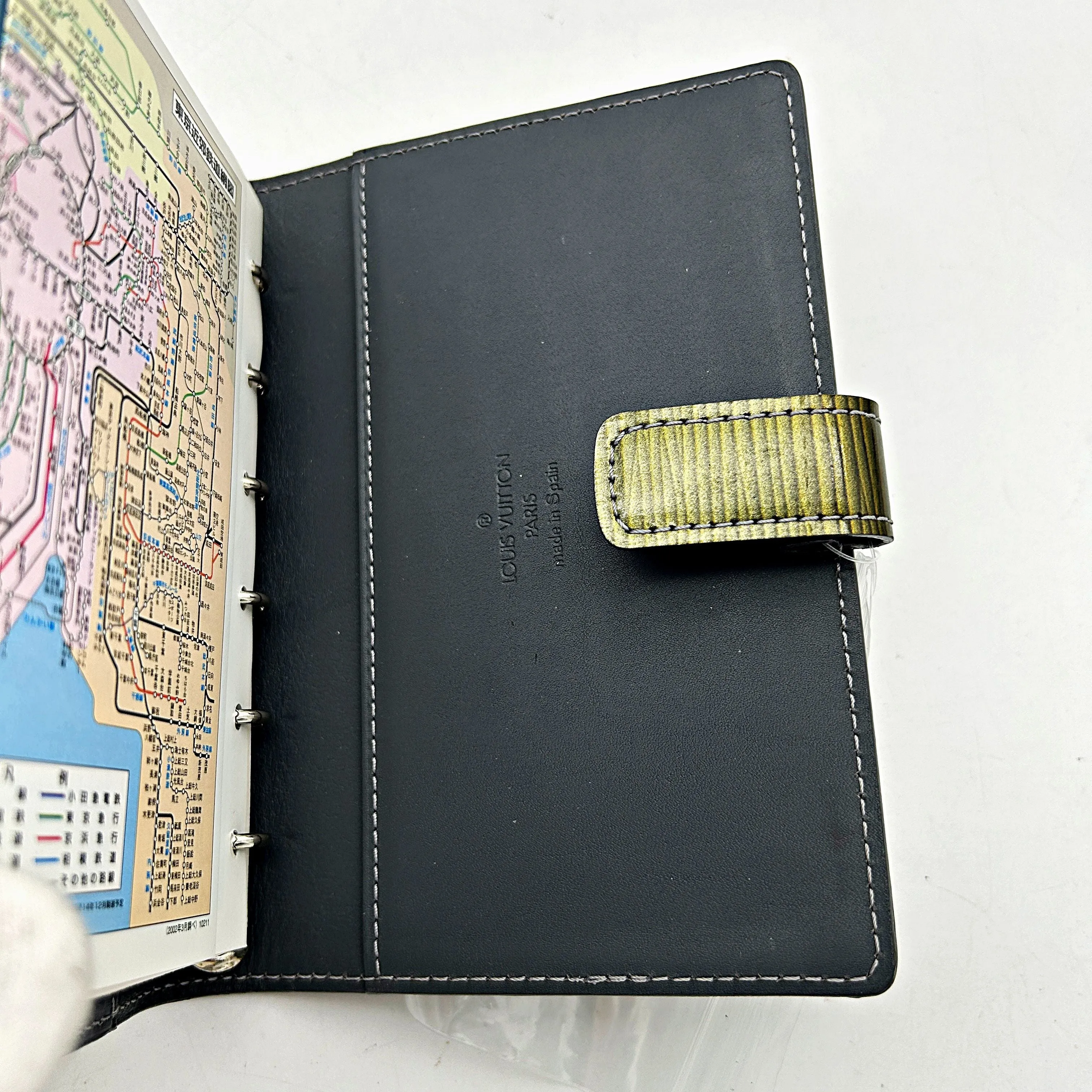 Louis Vuitton Green Cyber Epi Leather Millennium Small Agenda Cover  lv5810cc