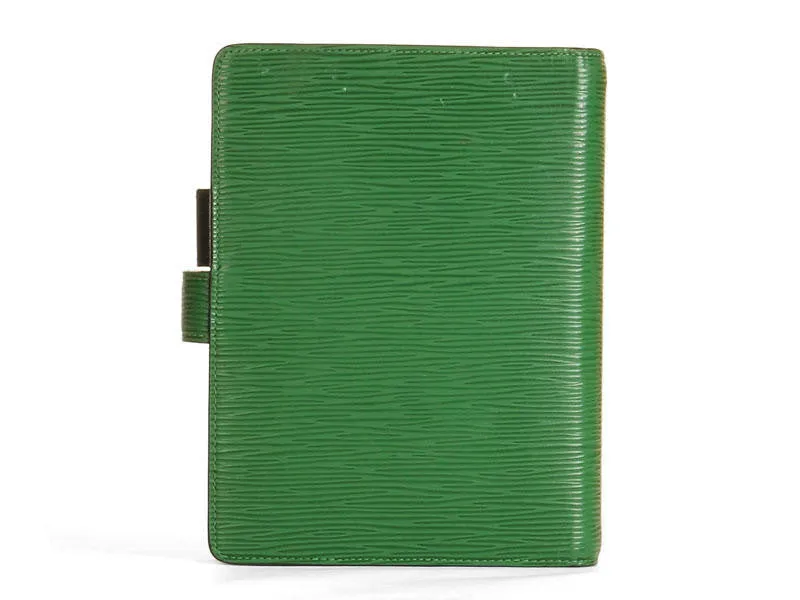Louis Vuitton Green Epi Agenda