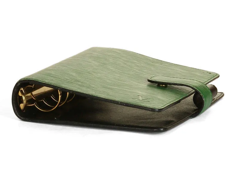 Louis Vuitton Green Epi Agenda
