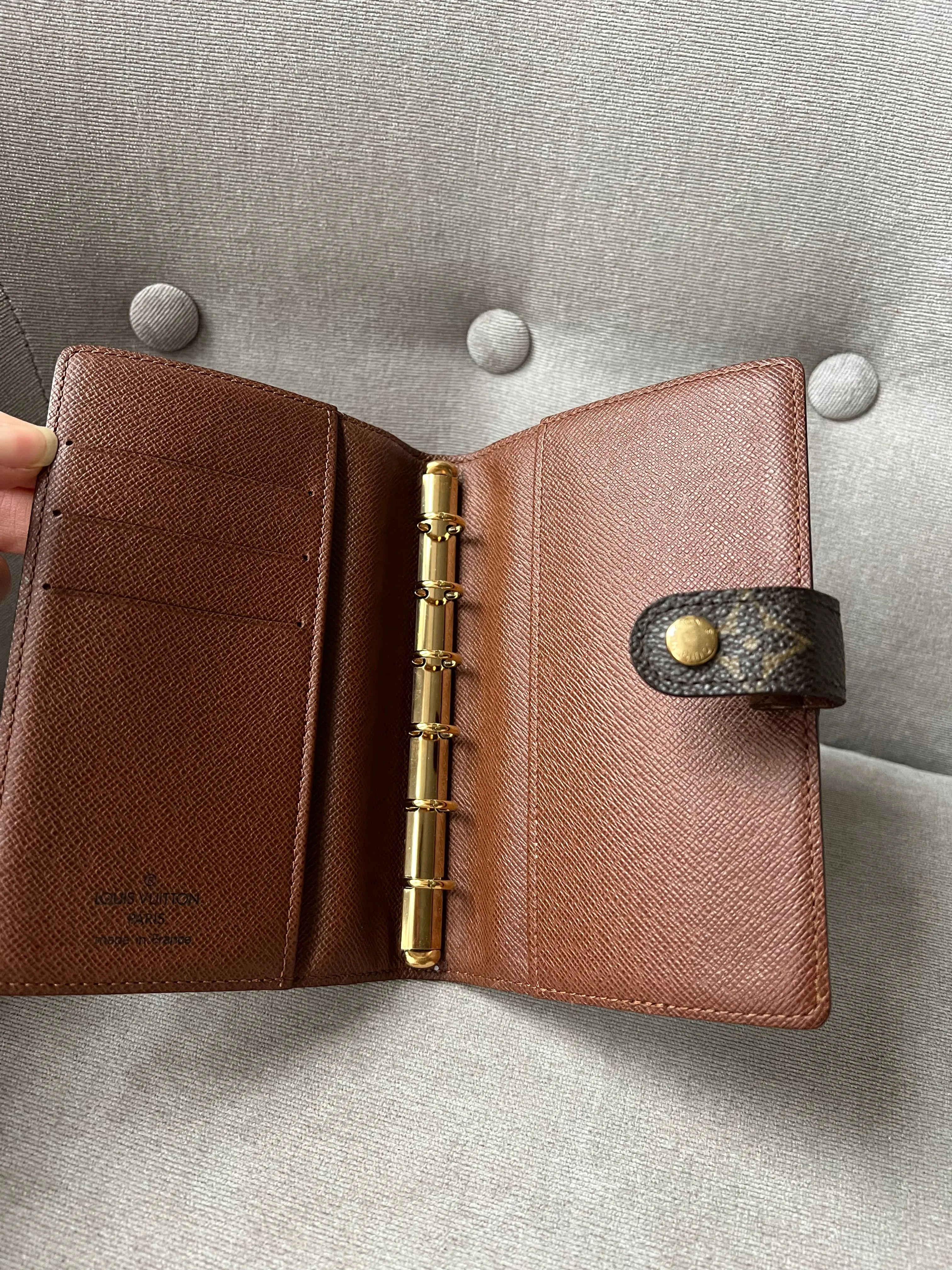 Louis Vuitton Monogram Agenda Cover with Pen