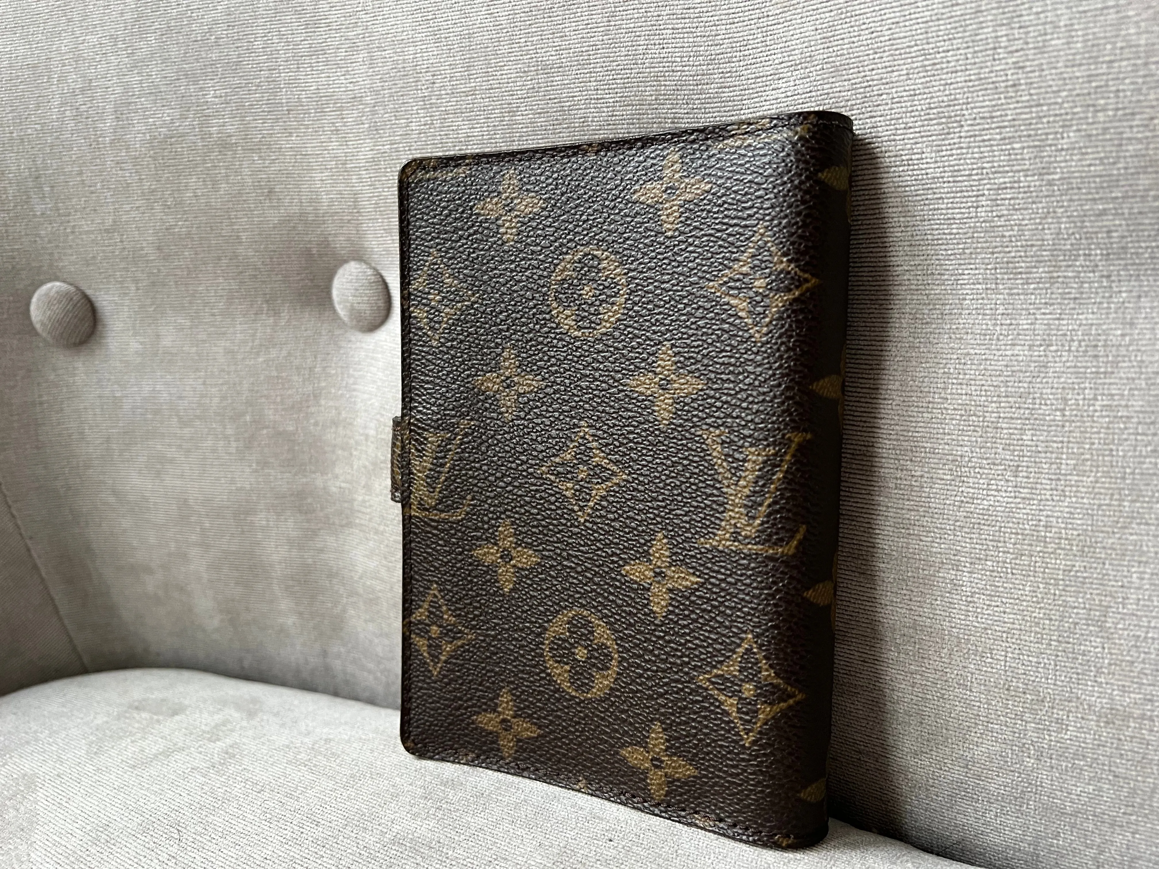 Louis Vuitton Monogram Agenda Cover with Pen