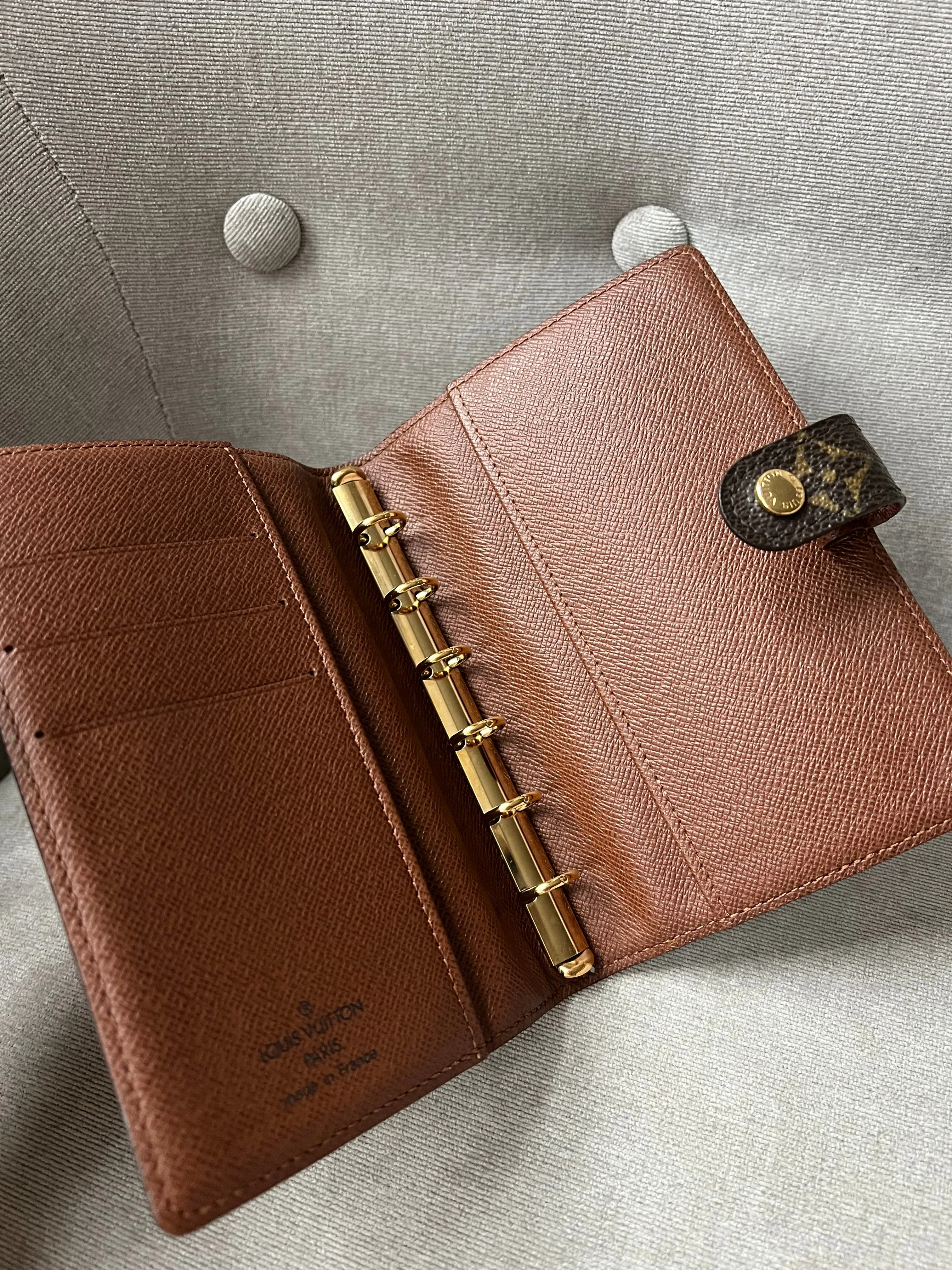 Louis Vuitton Monogram Agenda Cover with Pen