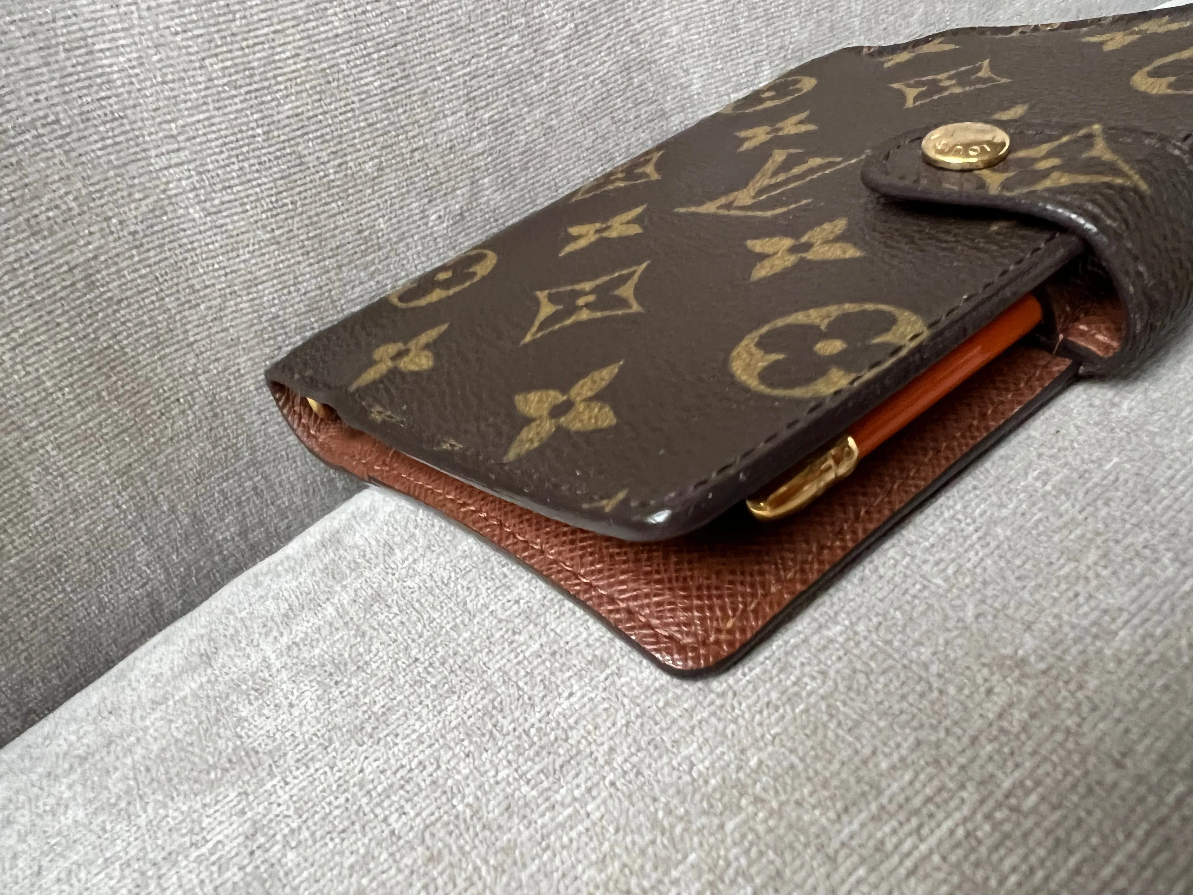 Louis Vuitton Monogram Agenda Cover with Pen
