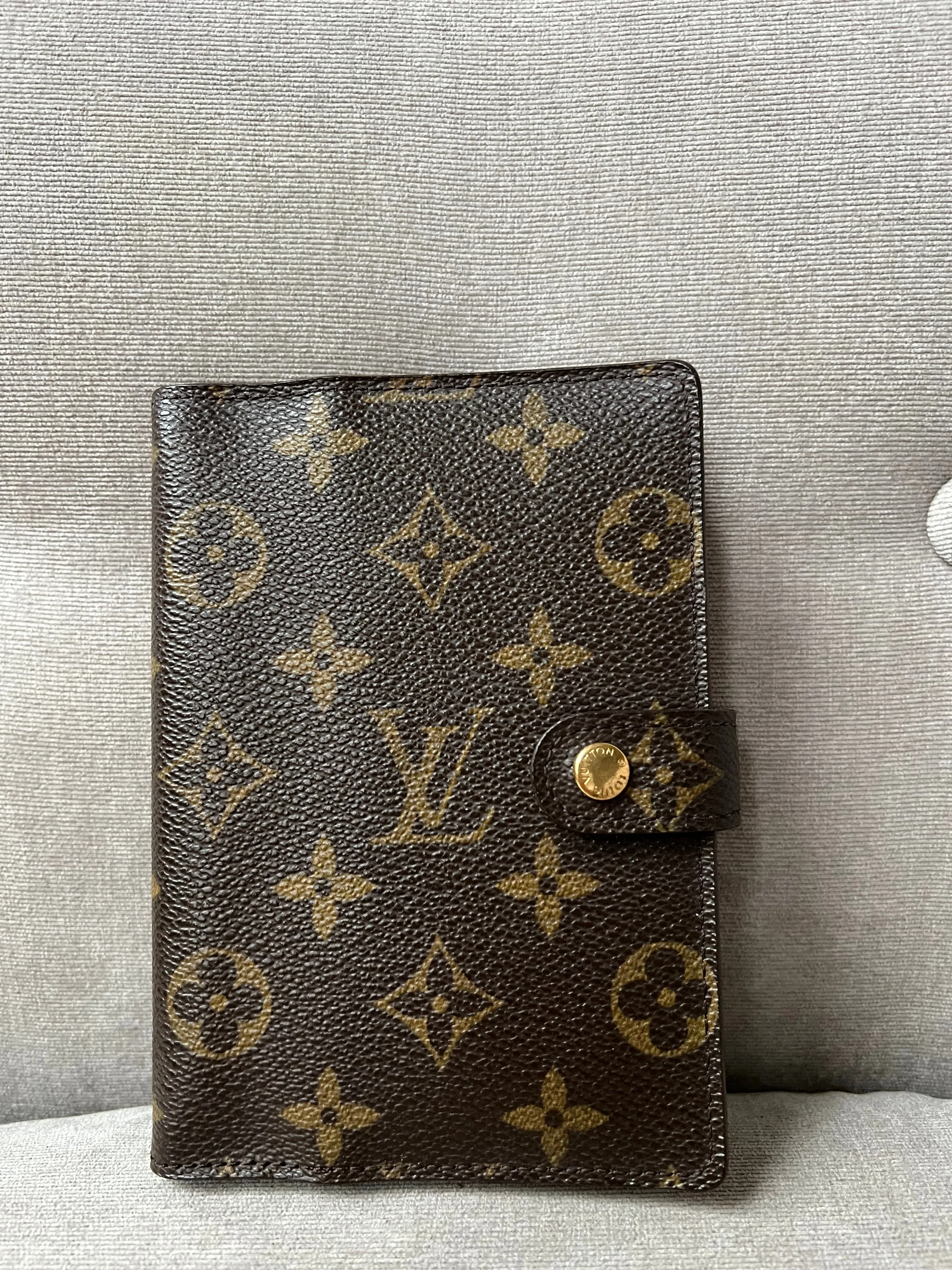 Louis Vuitton Monogram Agenda Cover with Pen