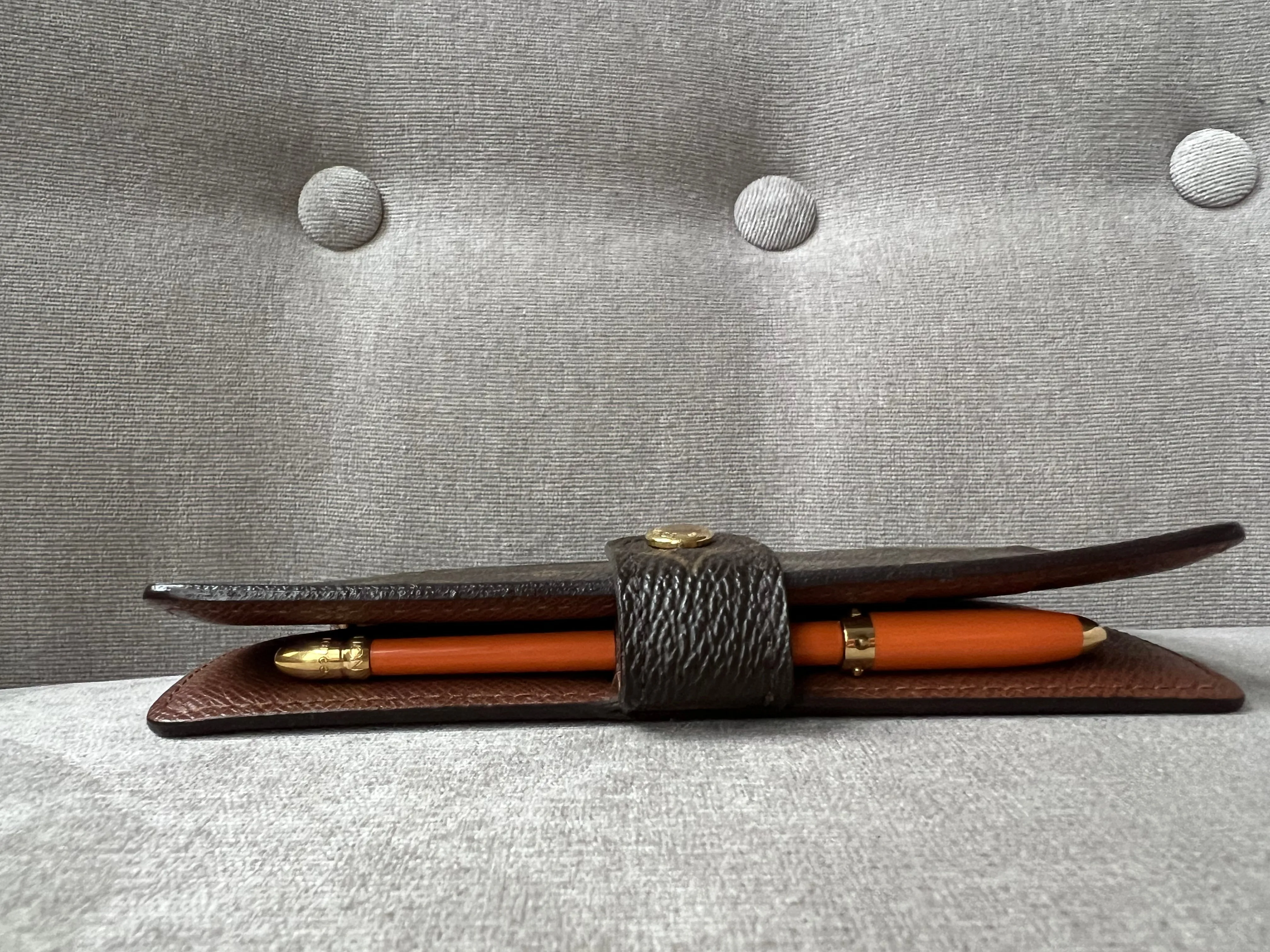 Louis Vuitton Monogram Agenda Cover with Pen