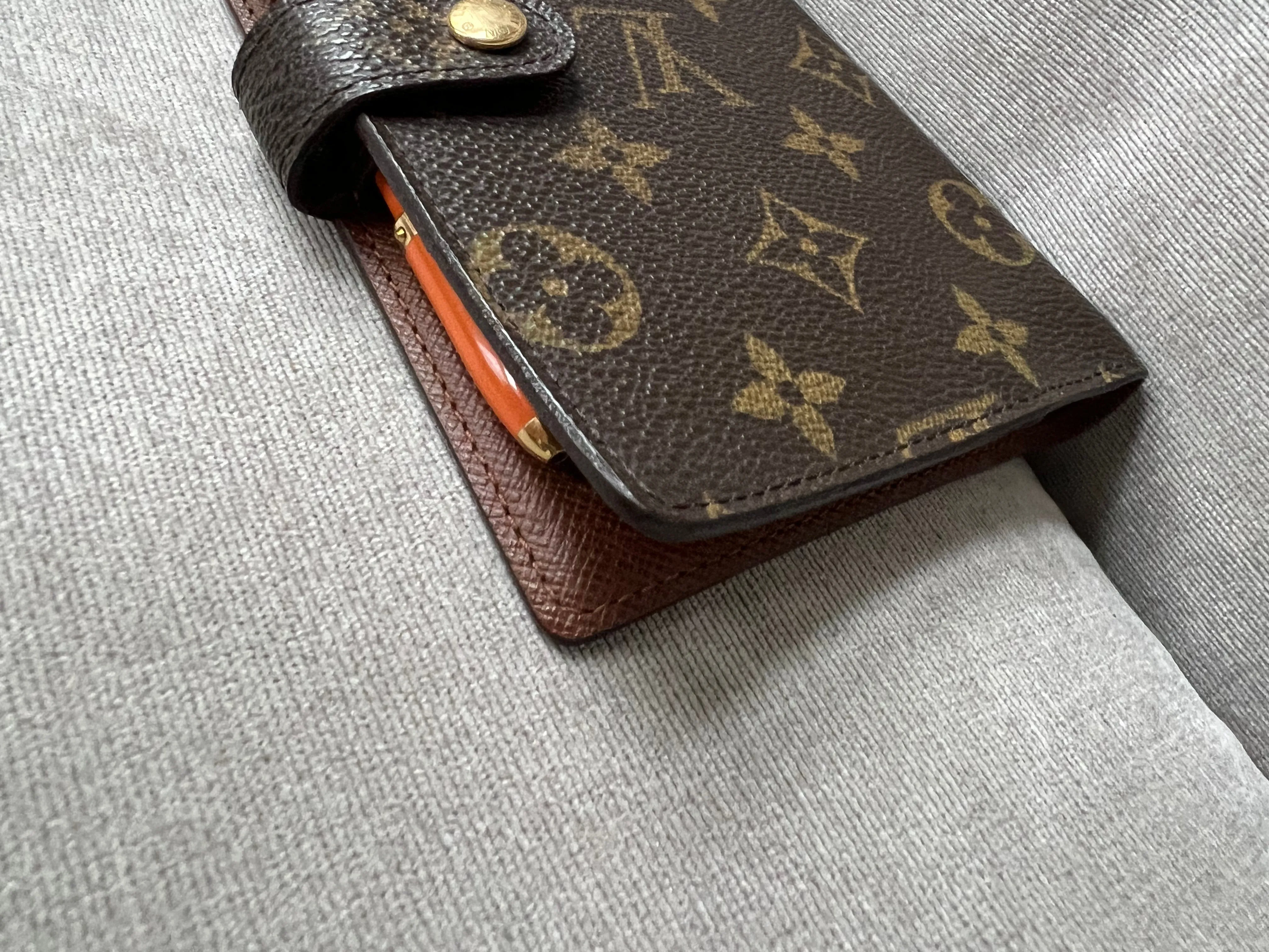 Louis Vuitton Monogram Agenda Cover with Pen