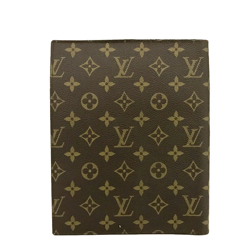 LOUIS VUITTON Monogram Desk Agenda Cover