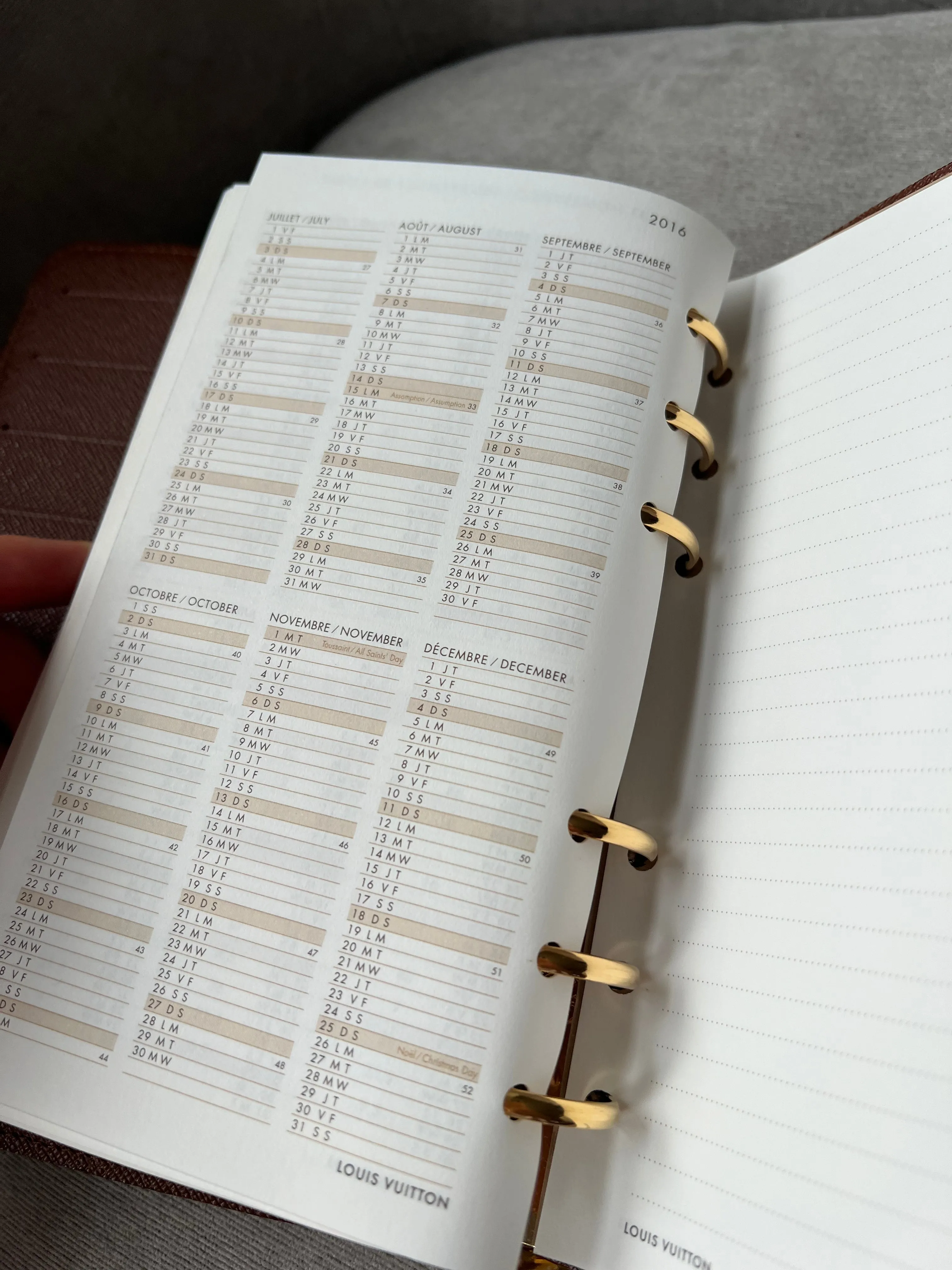 Louis Vuitton Monogram Medium Agenda Cover (RRP £465)