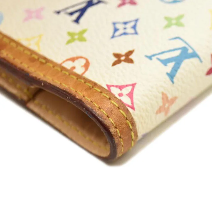 Louis Vuitton  Monogram Muakami Small Ring Agenda Cover White with Pen CA0035
