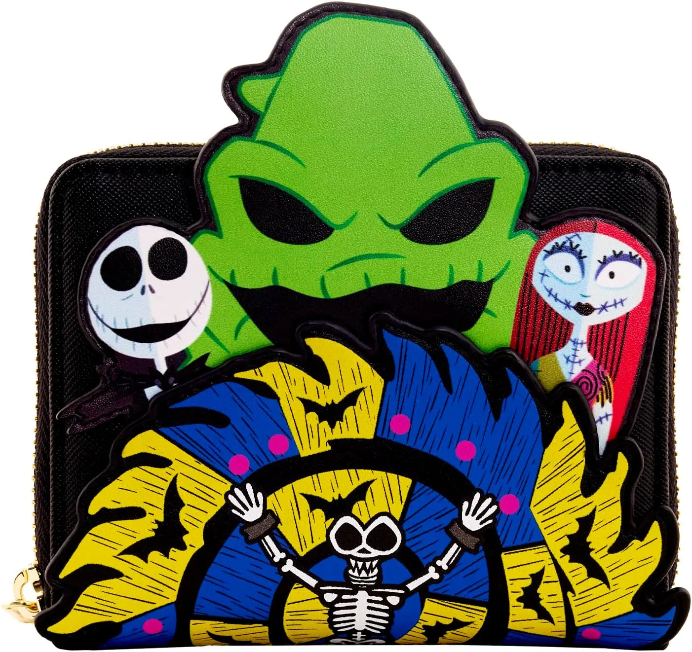 Loungefly Backpack Disney - The Nightmare Before Christmas 30th - Wallet - Disney: The Nightmare Before Christmas - Cute Collectable Bag - Gift Idea - Official Merchandise
