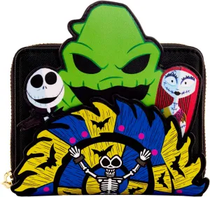 Loungefly Backpack Disney - The Nightmare Before Christmas 30th - Wallet - Disney: The Nightmare Before Christmas - Cute Collectable Bag - Gift Idea - Official Merchandise