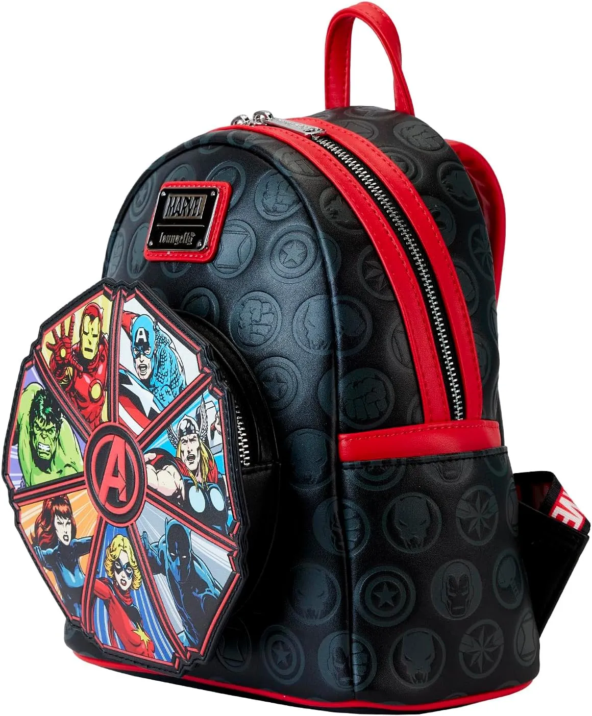 Loungefly Backpack Marvel - Avengers 60th Anniversary - Backpack - Marvel Comics - Cute Collectable Bag - Gift Idea - Official Merchandise - for Boys, Girls Men and Women
