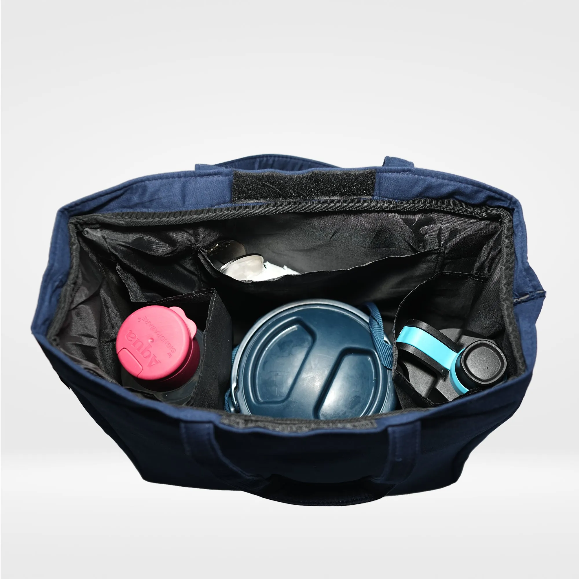 Lucky Panda-Blue Tiffin Bag