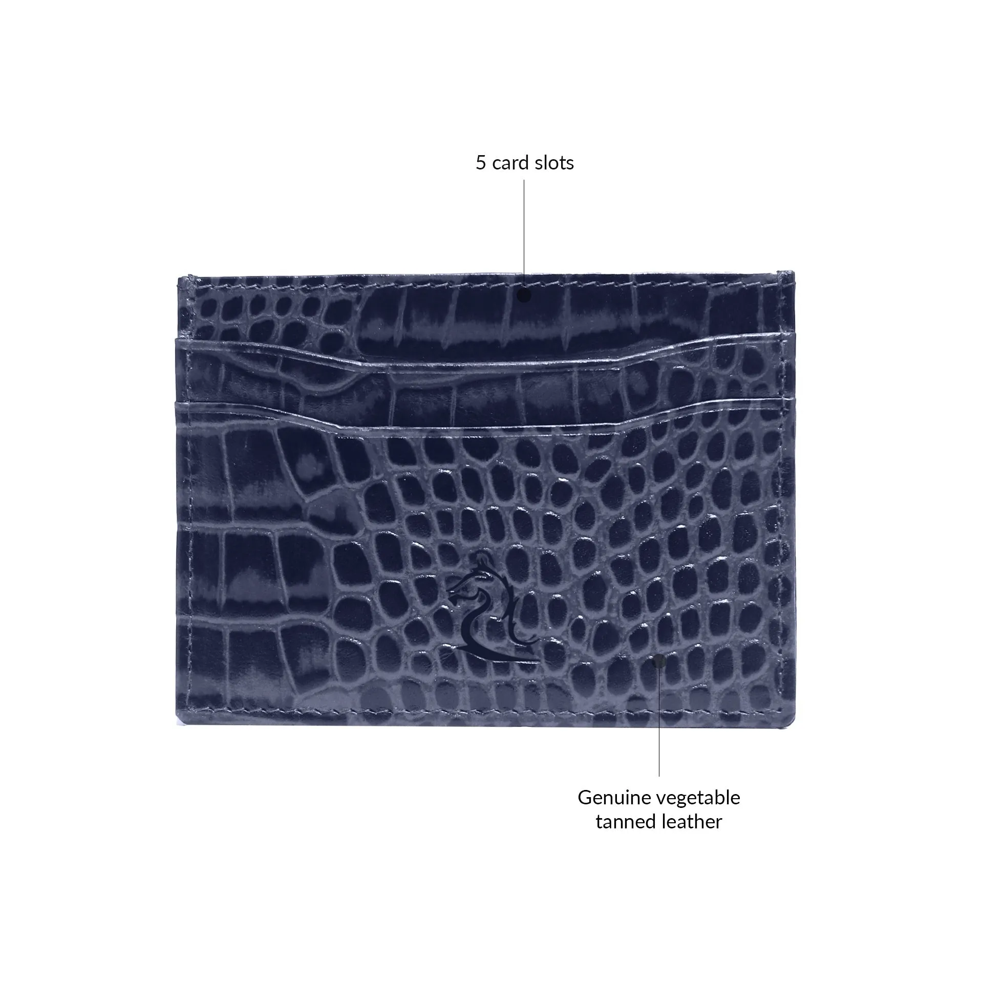 Luxuries Croco Design Card Holder
