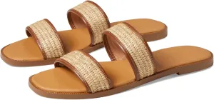 Madewell The Teagan Slide Sandal in Straw