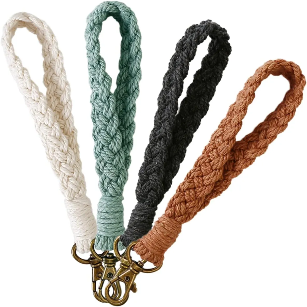 MAGICLULU Keychains Women Lanyards for Keys 4pcs Set Keychain Wristlet Lanyard Car Key Holder