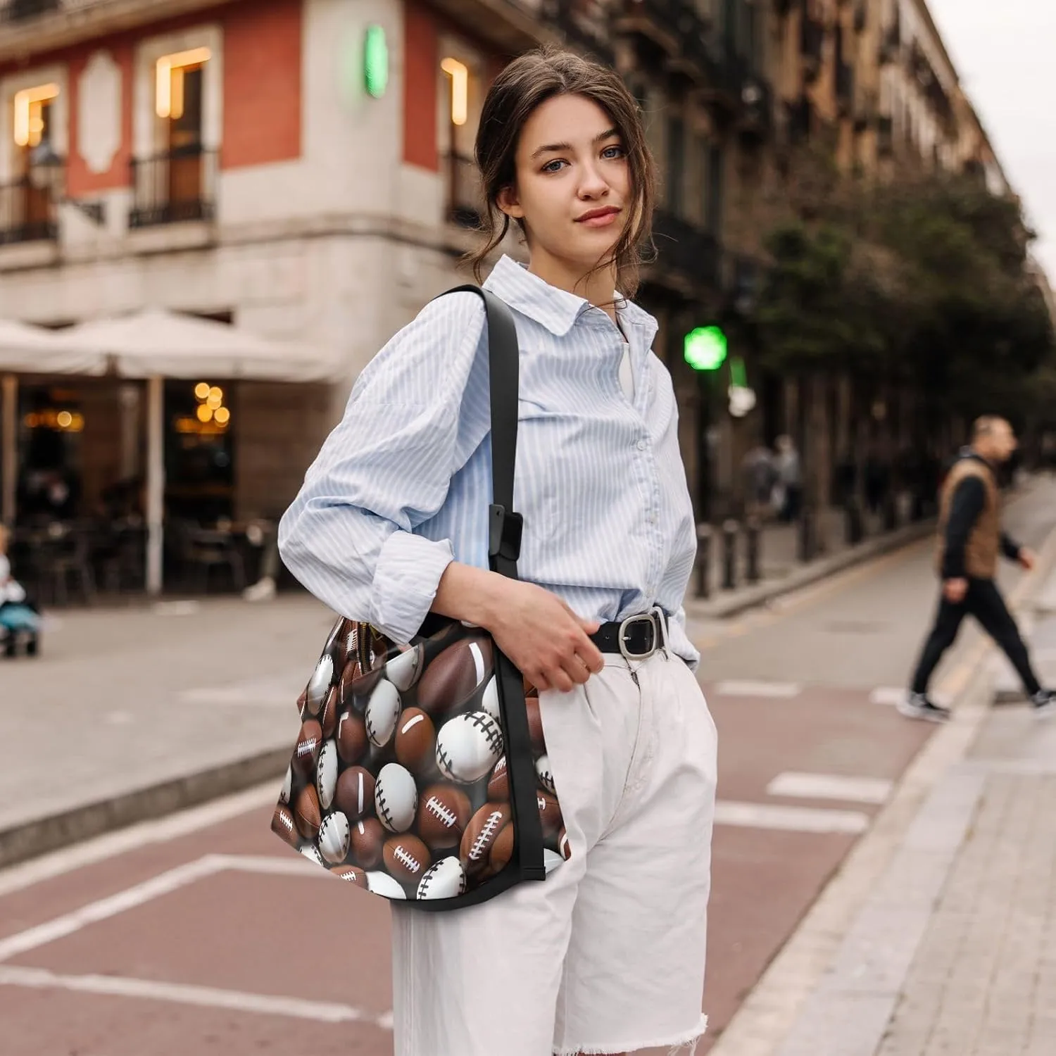 Map of the Tower and Palace Soft Leather Bag, Leather Crossbody Bag, Women's Crossbody Hobo Bag