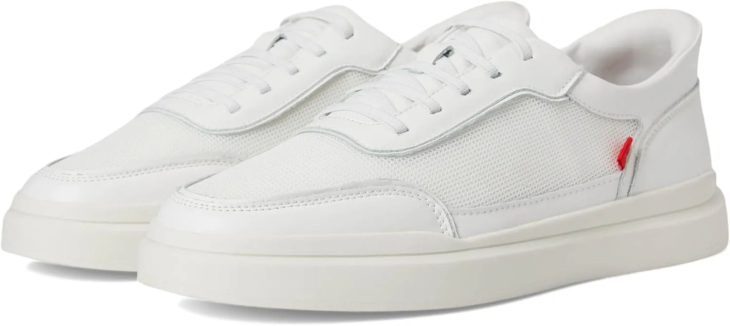 Marc Joseph New York Men's Hudson Street (Hands Free Technology) Sneaker, White Napa Leather, 12