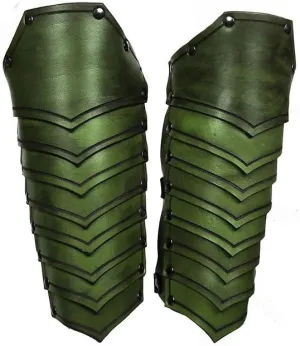 Medieval Leather Bracers Dragon LARP Armour Gaiter Arm Band Pair Viking Halloween Cosplay Costume for Men & Women