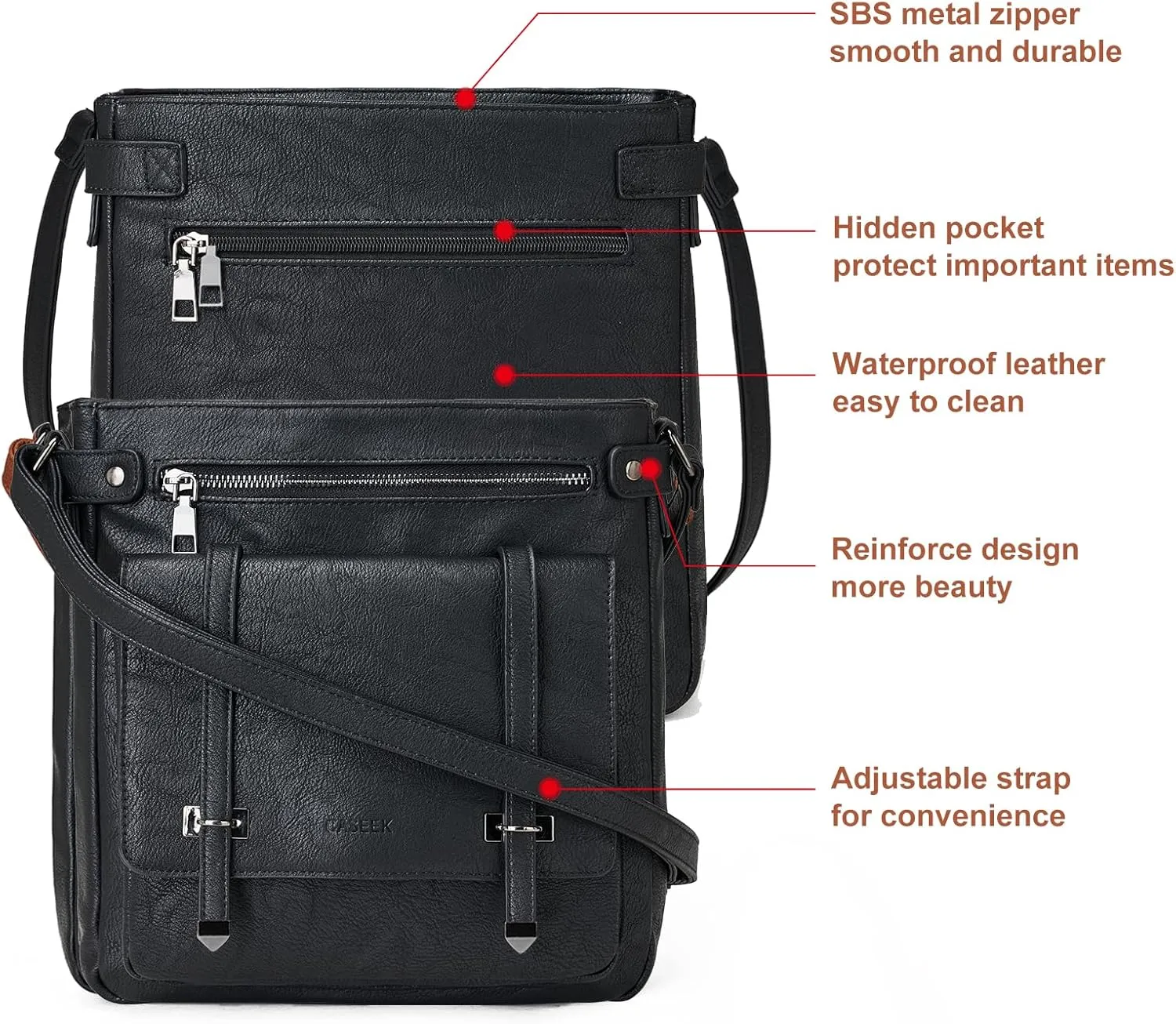 Medium Crossbody Bags for Women: Small Fashion Leather Purses Shoulder Cross Body Bag for Daily Use and Travel