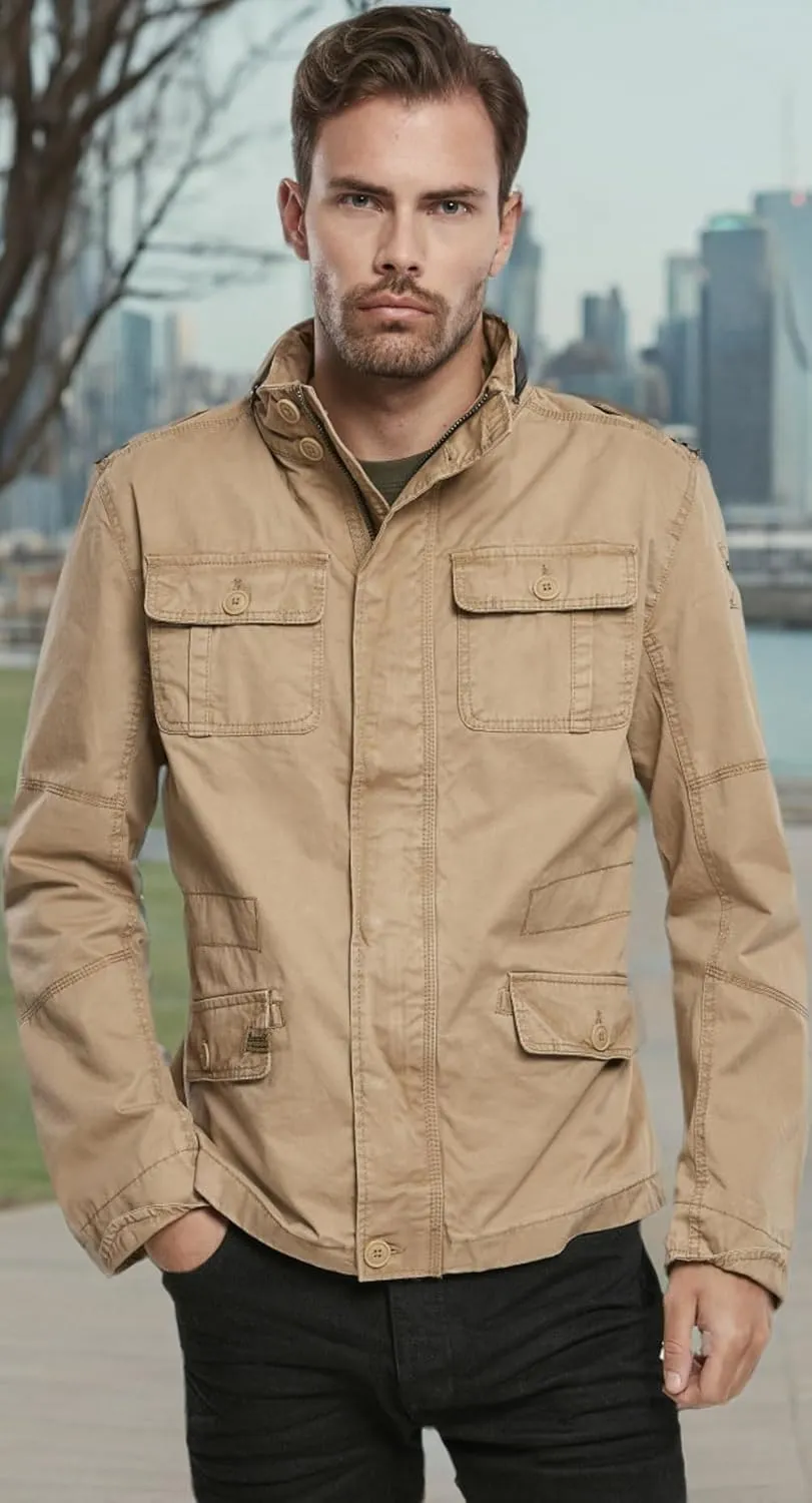 Men Military Coat