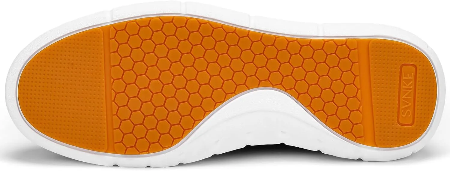 Men's Casual Dress Oxfords Shoes Breathable Knit Leisure Fashion Sneakers Lightweight Comfortable Walking Shoes