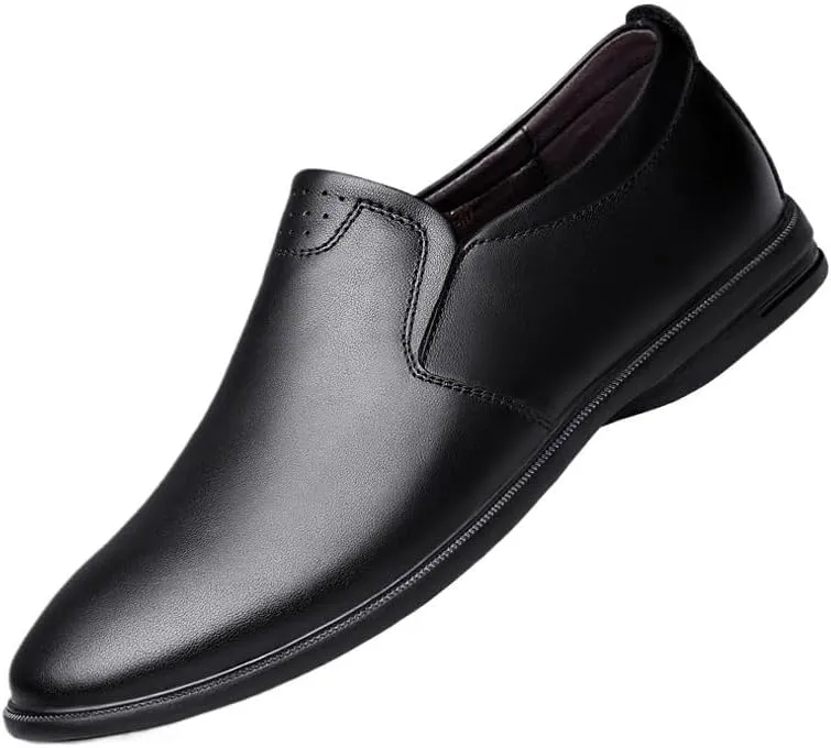 Men's Genuine Leather Boat Shoes, Breathable Soft Sole Driving Flats, Cowhide Casual Footwear for Men, Comfortable Lightweight Leisure Shoes