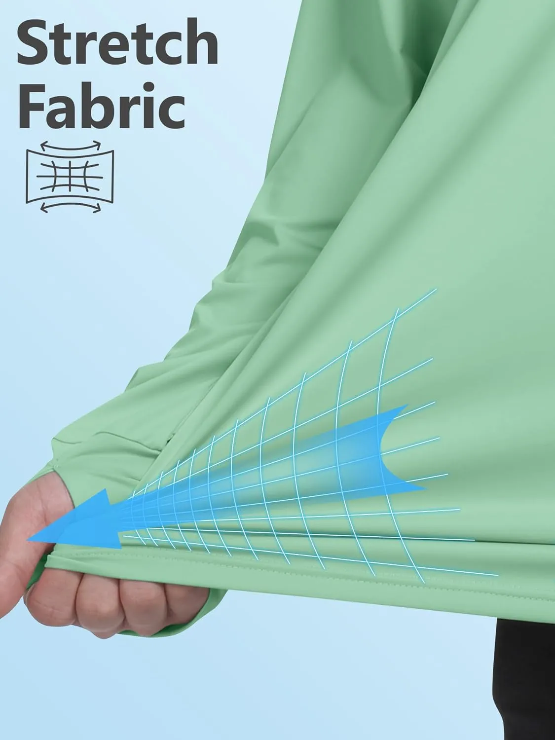 Mens Sun Protection Shirts UV SPF UPF 50  Long Sleeve Rash Guard Fishing Running Swim T-Shirt Quick-Dry Lightweight