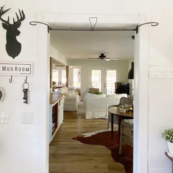 Metal Scrollwork Garland Holder, Pick Your Size