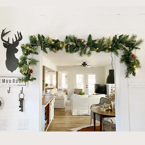 Metal Scrollwork Garland Holder, Pick Your Size