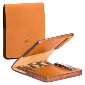 MÜHLE TRAVEL Manicure Set in Cowhide Case - Luxurios Travel Kit