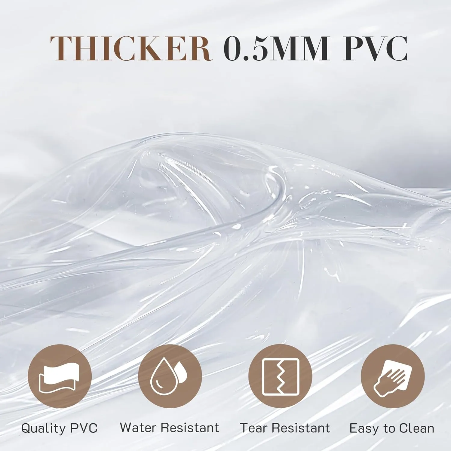 Missnine Clear Backpack Stadium Approved, Thick PVC Mini Clear Bag with Leather Trim for Sports Event, Concert, Festival, Silver