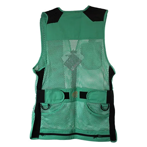 Miz Women's Mesh Vest, Lthr Trm Lh-sm-tq