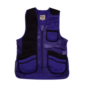 Miz Women's Mesh Vest, Lthr Trm Rh-med-pu