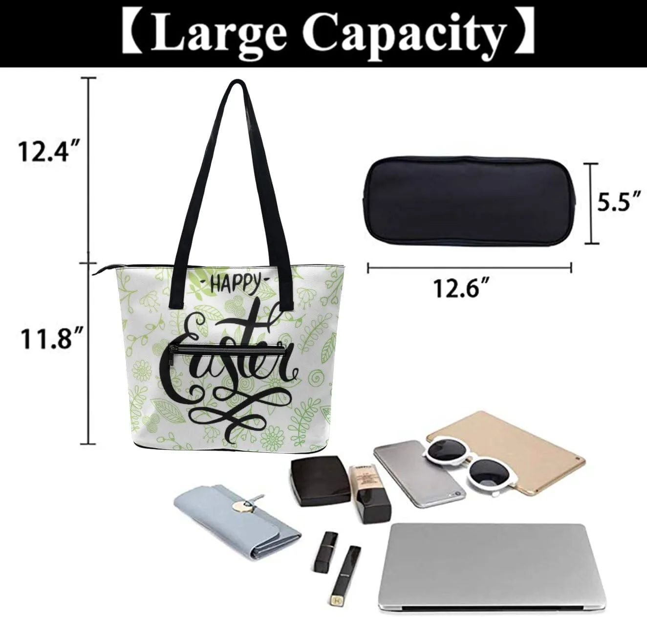 Modern PU Leather Shoulder Bag for Women, PU Leather Work Shoulder Bag, PU Leather Shopping Tote for Travel Outdoor