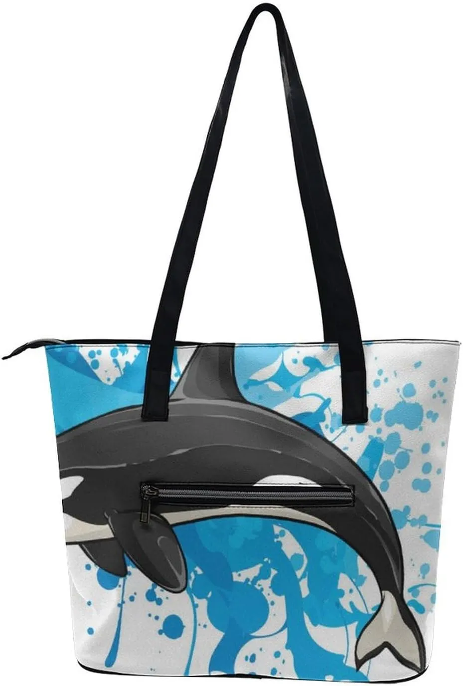 Modern PU Leather Shoulder Bag for Women, PU Leather Work Shoulder Bag, PU Leather Shopping Tote for Travel Outdoor