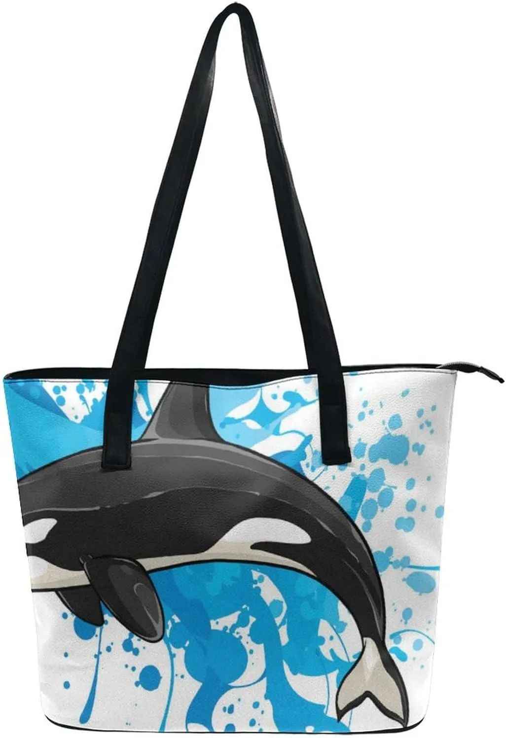 Modern PU Leather Shoulder Bag for Women, PU Leather Work Shoulder Bag, PU Leather Shopping Tote for Travel Outdoor