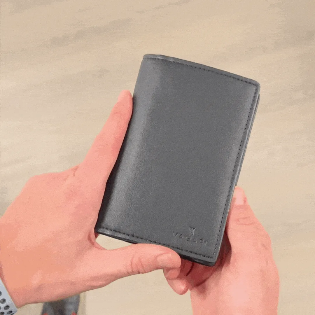 Monaco Passport Wallet (RFID Protected) - Black