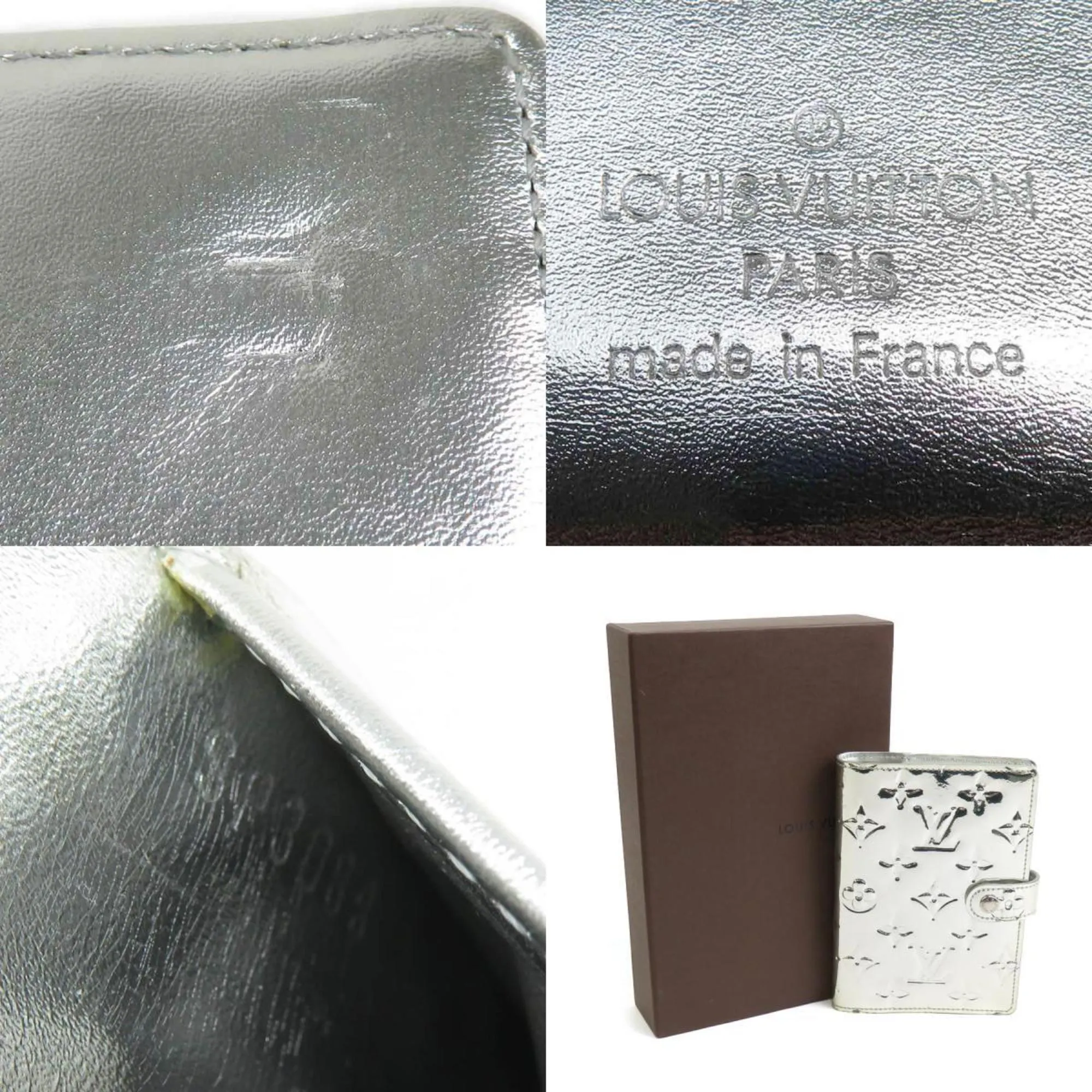 Monogram Vernis Pochette Wallet Silver