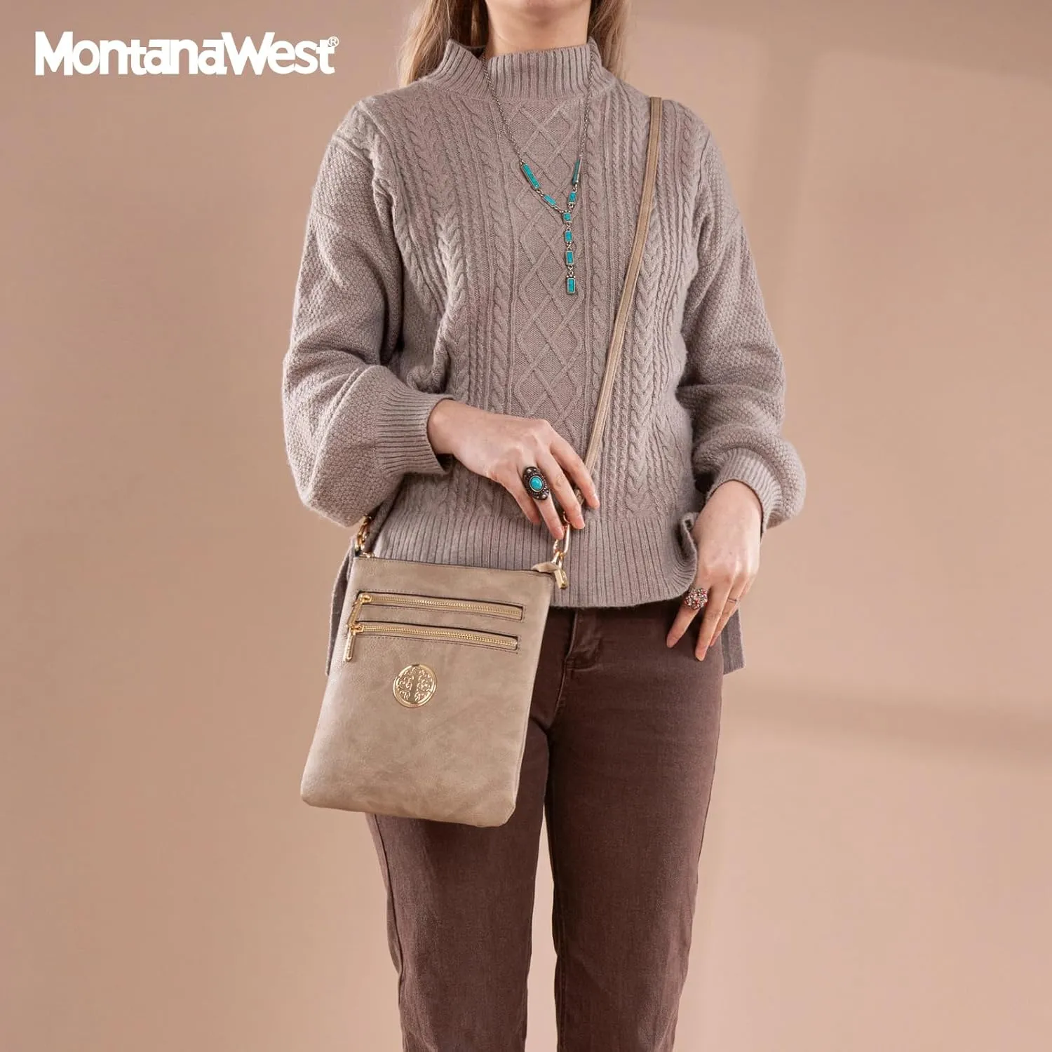 Montana West Crossbody Bags for Women Multi Pocket Cross Body Bag Purses with Adjustable Strap