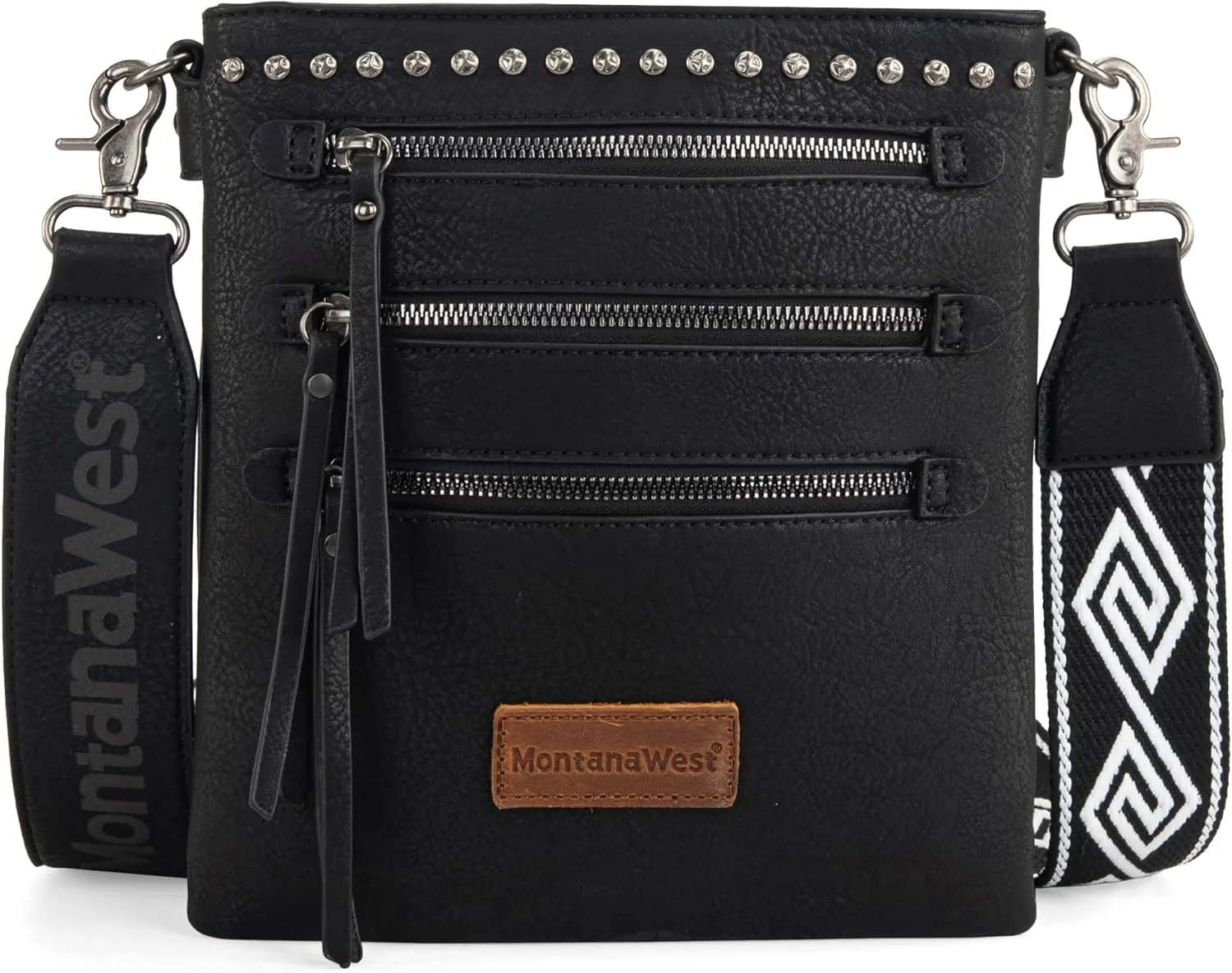 Montana West Crossbody Bags for Women Multi Pocket Cross Body Bag Purses with Guitar Strap