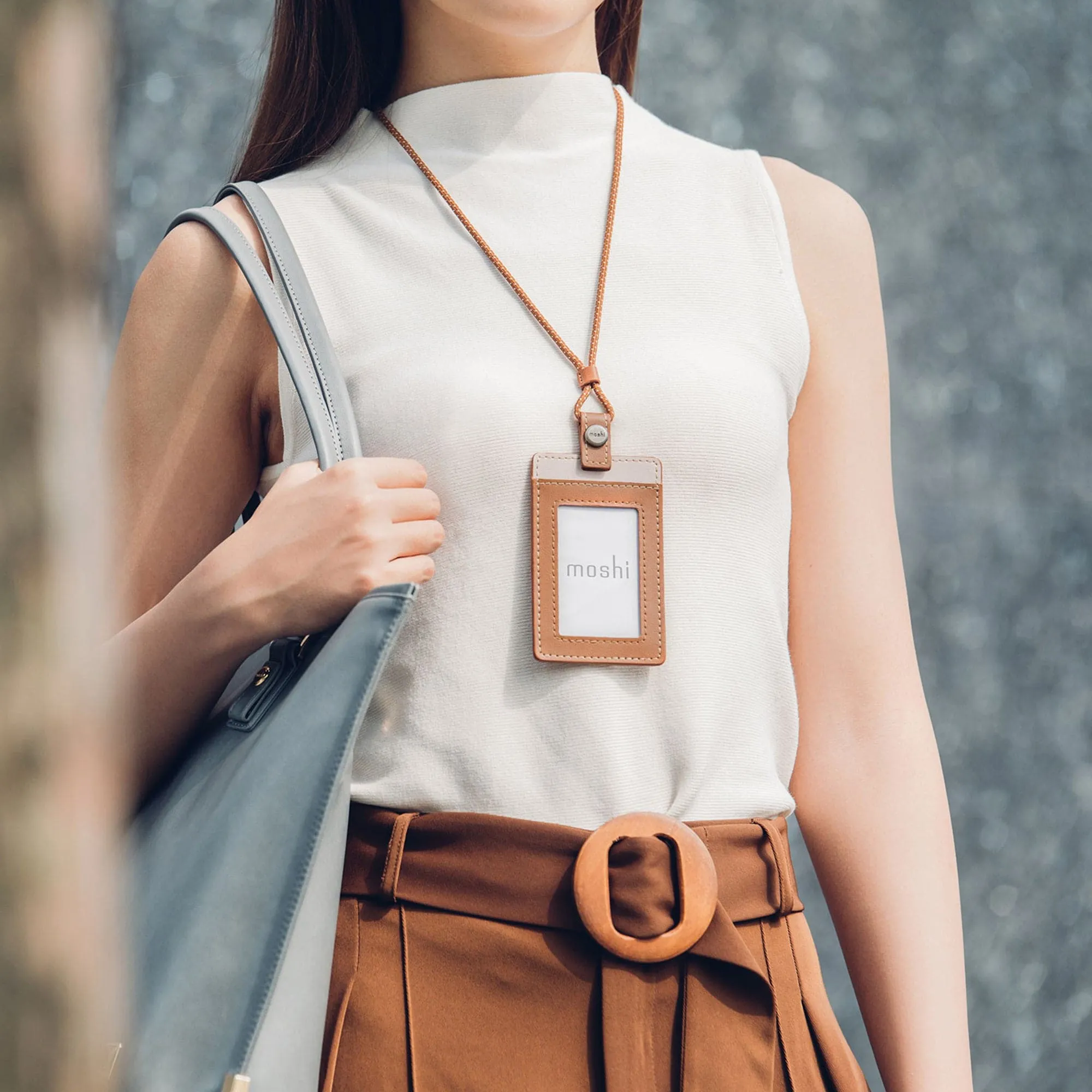 Moshi Premium Vegan Leather Badge/ID Holder