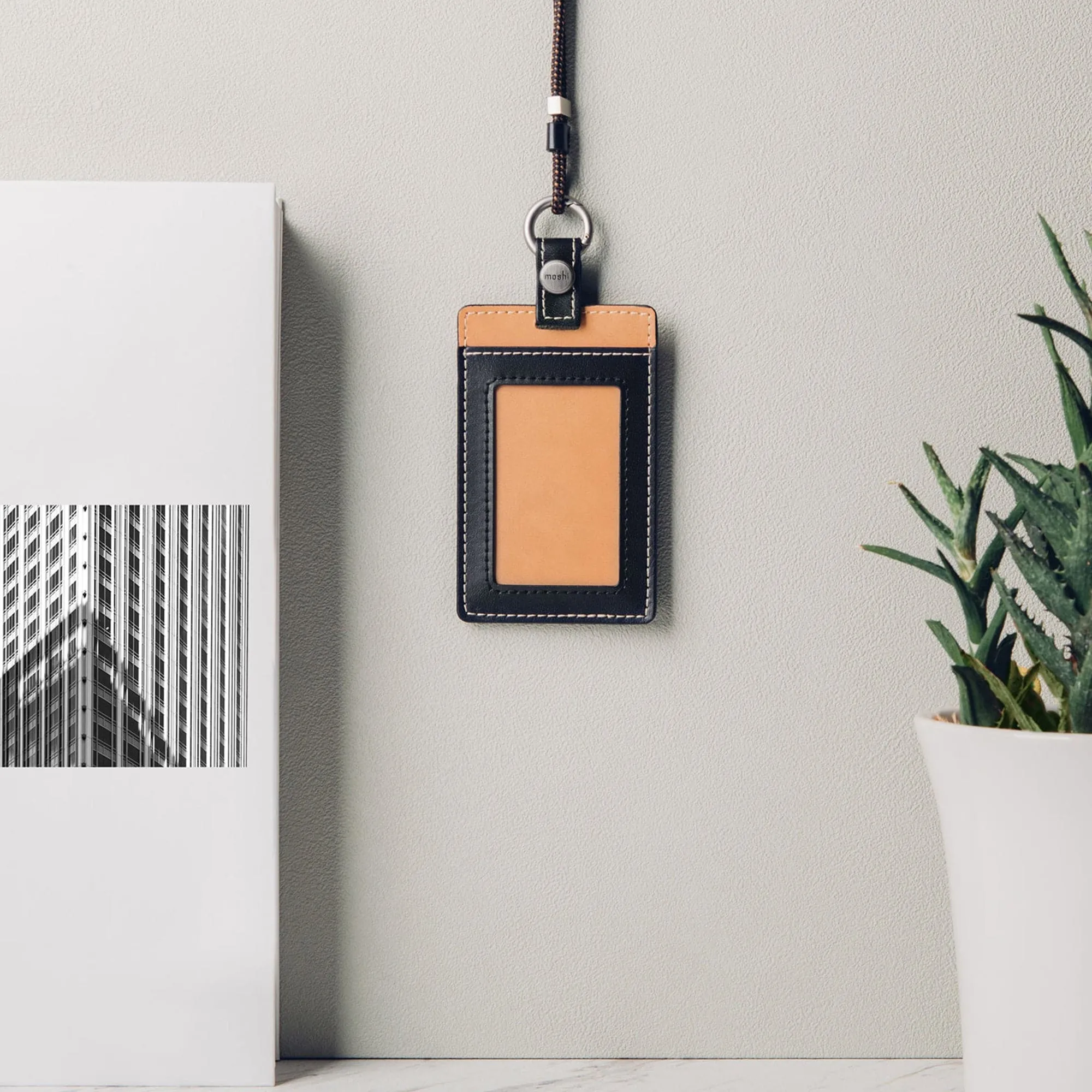 Moshi Premium Vegan Leather Badge/ID Holder