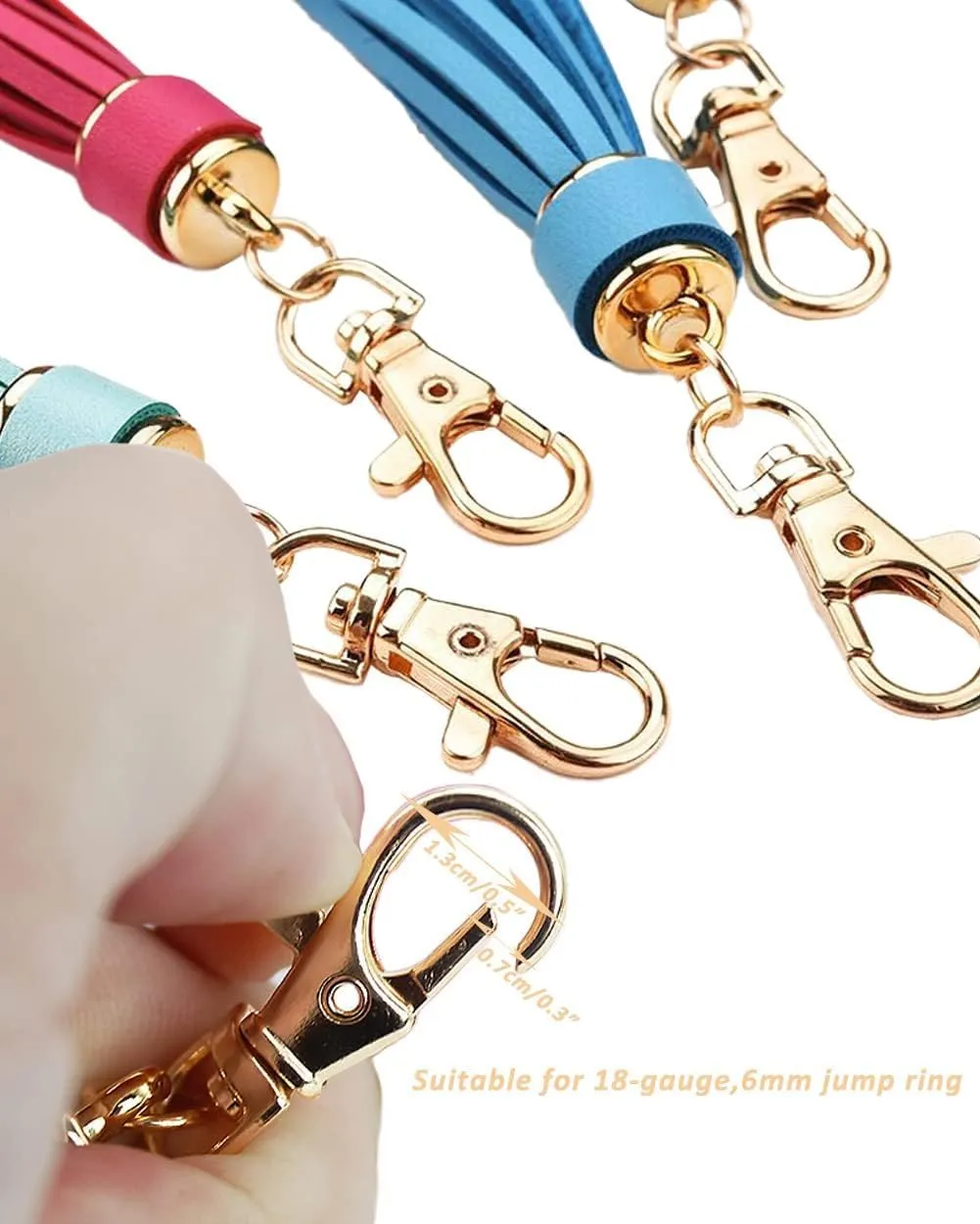 MSCFTFB 10pcs Tassel Purse Charm,Leather Keychain,Key Chain for Car Keyring Purse Accessory Bag Charm Gift for Mom(White)