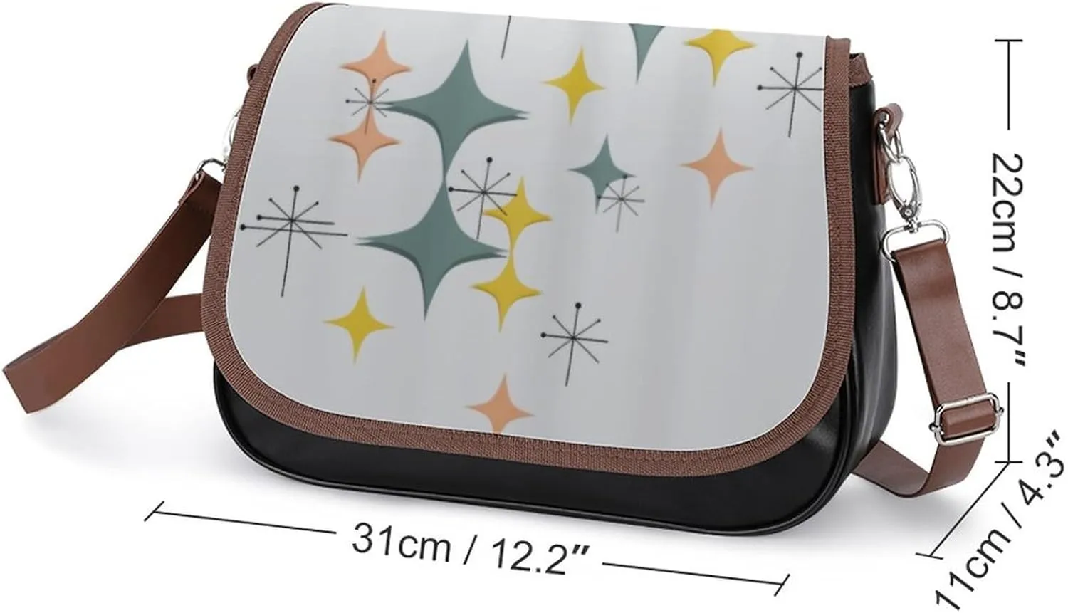 Mud Print Style Fashionable And Durable Portable Leather Shoulder Bag