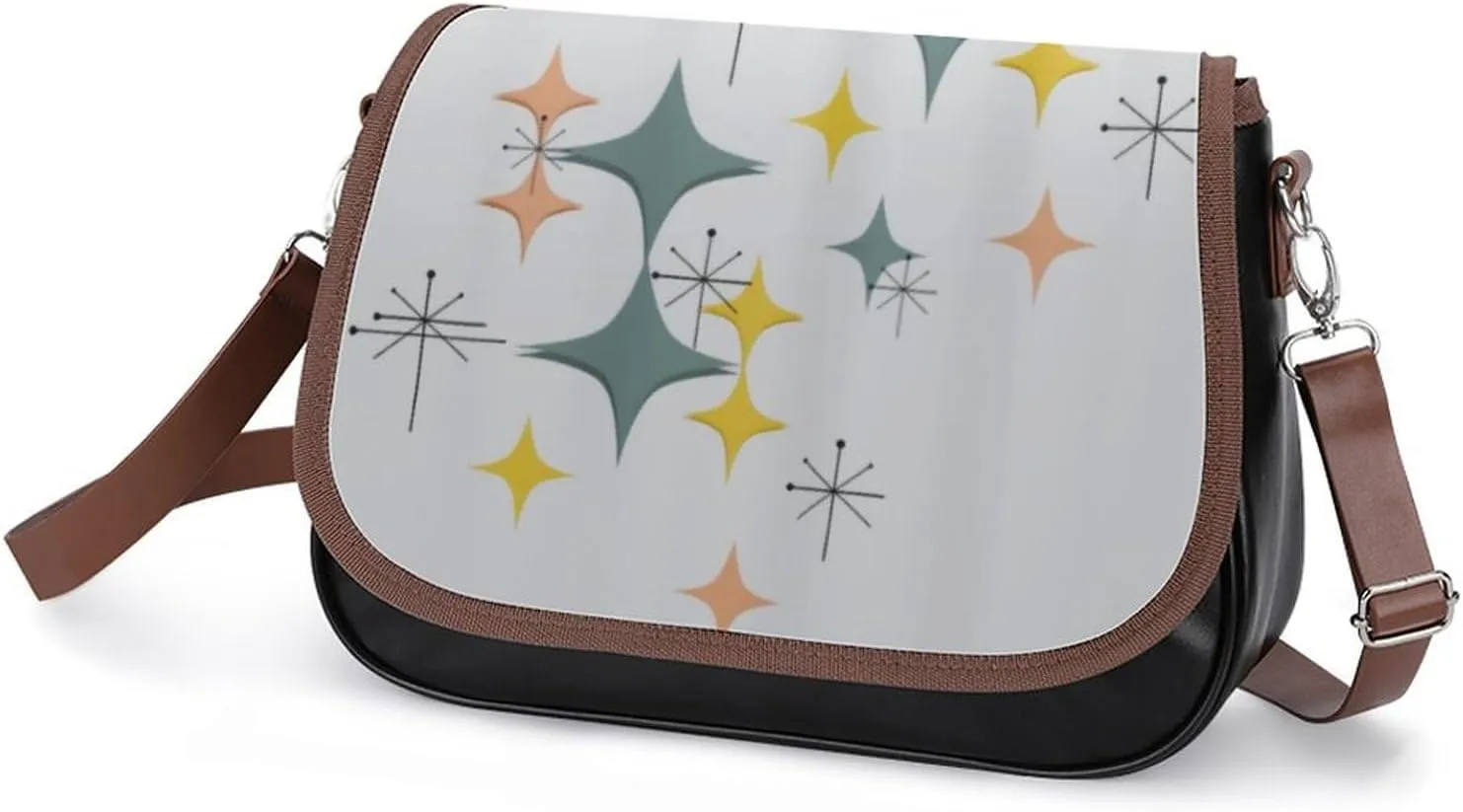 Mud Print Style Fashionable And Durable Portable Leather Shoulder Bag